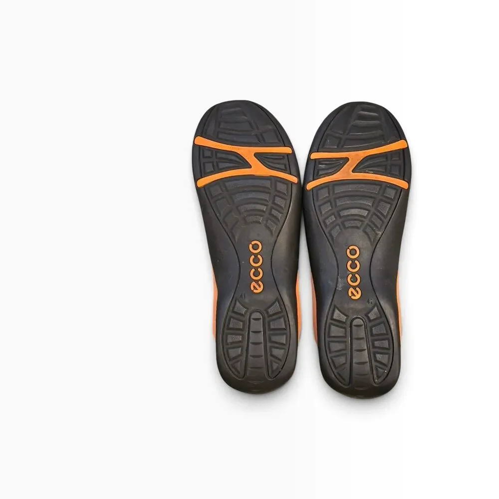 ECCO Receptor Technology Women’s 10/10/10.5 Orange White Leather Mary Jane Shoes